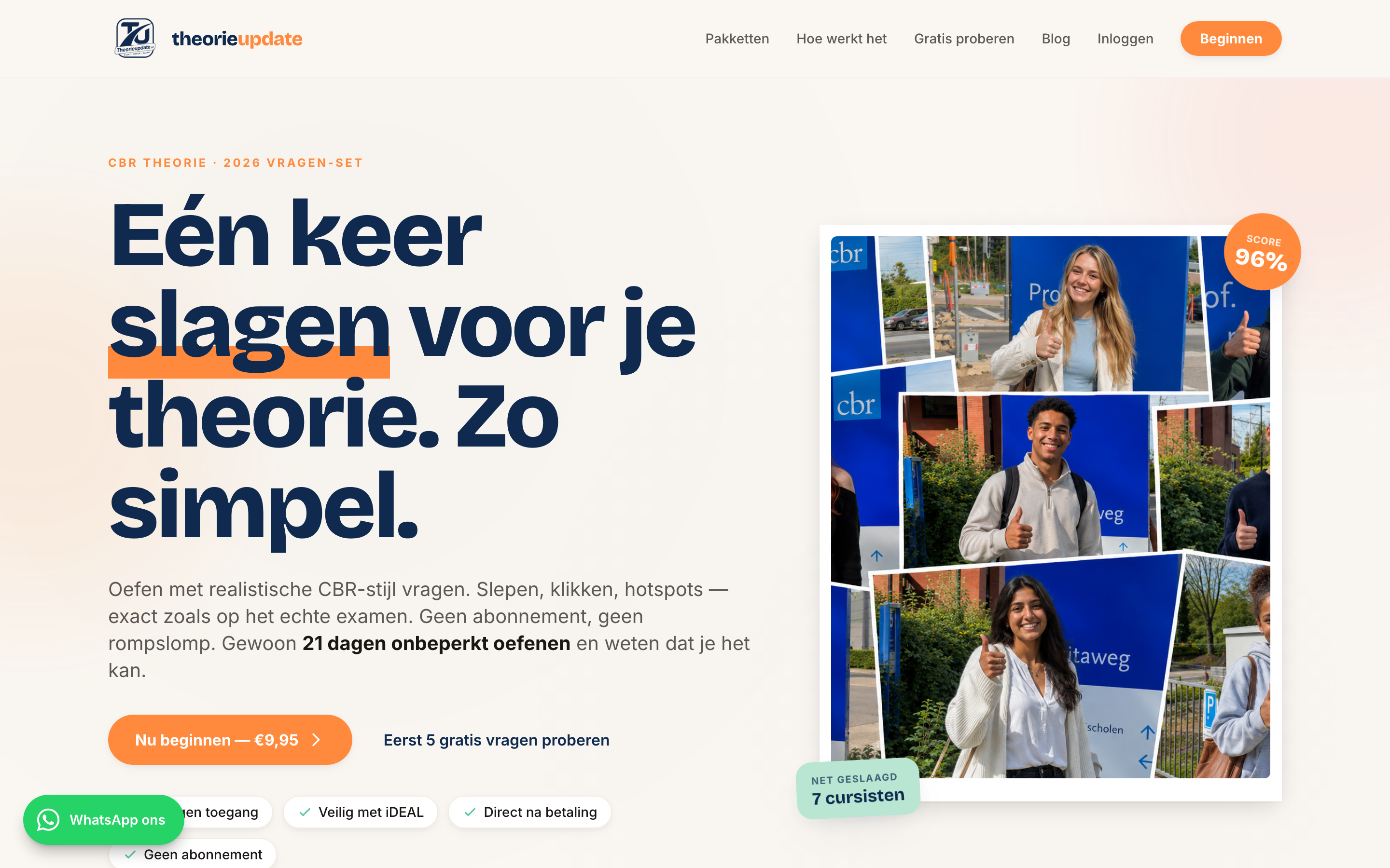 Case study: TheorieUpdate — van idee tot CBR-oefenplatform in 8 weken